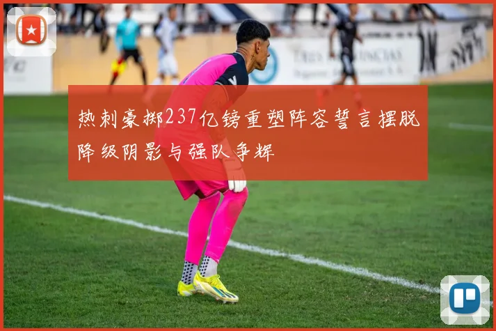 热刺豪掷237亿镑重塑阵容誓言摆脱降级阴影与强队争辉